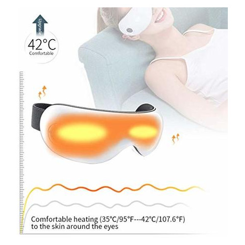 Масажер для очей Cloris Electric Portable Eye Massager with Heating Air Pressure Music Vibration фото №3