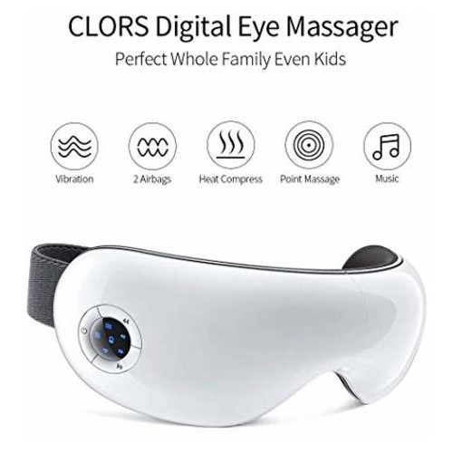 Масажер для очей Cloris Electric Portable Eye Massager with Heating Air Pressure Music Vibration фото №4