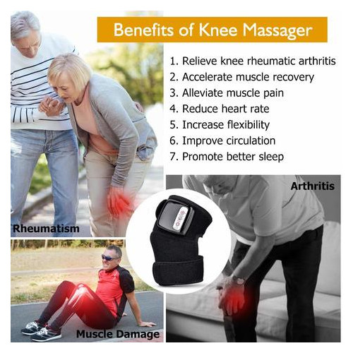 Масажер для коліна MS.DEAR Direct Knee Massager for Pain Relief Heated Vibration фото №7