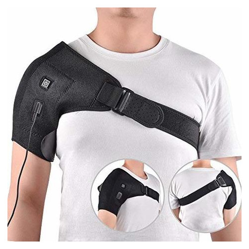 Масажер для плеча MS.DEAR Shoulder Heating Pad, Shoulder Brace Support for Pain Relief, Heated фото №2