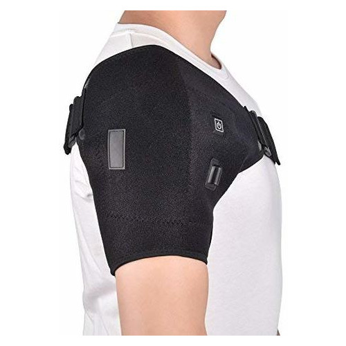 Масажер для плеча MS.DEAR Shoulder Heating Pad, Shoulder Brace Support for Pain Relief, Heated фото №3