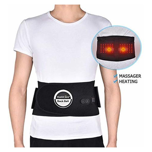 Масажер пояс MS.DEAR Lower Back Heating Pad/Heated Waist Belt Back Massager with Heat Heating Massaging Back (29-45 дюймів охоплення) фото №2