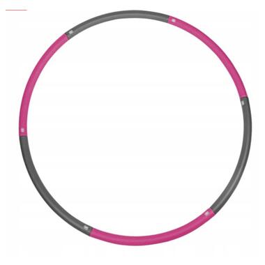 Обруч масажний XPRO Hula Hoop WM-53 сірий з рожевим (MER-15010_251) фото №5