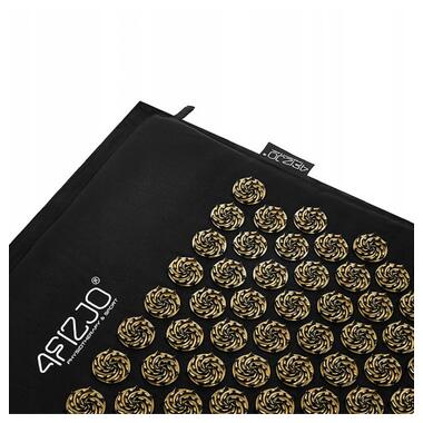 Килимок акупунктурний 4FIZJO Eco Mat XL Аплікатор Кузнєцова з подушкою 110 x 42 см 4FJ0383 Black/Gold фото №5