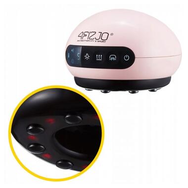 Масажна вакуумна банка 4FIZJO акумуляторна з ІЧ-прогріванням 4FJ0518 Pink фото №9