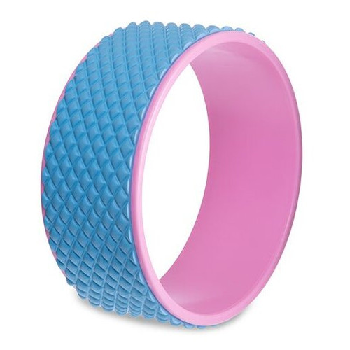 Кільце для йоги FDSO Fit Wheel Yoga FI-2438 масажне Блакитно-рожевий (56508005) фото №1