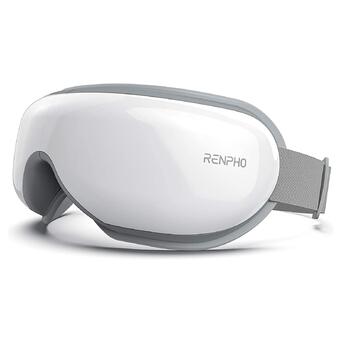 Вібраційні окуляри масажер для очей з таймером та аудіотерапією Renpho Eyeris 1 A-white фото №1