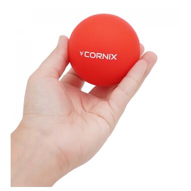 Масажний м'яч Cornix Lacrosse Ball 6.3 см XR-0117 Red фото №2