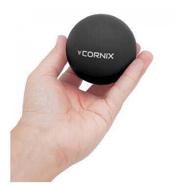 Масажний м'яч Cornix Lacrosse Ball 6.3 см XR-0118 Black фото №2