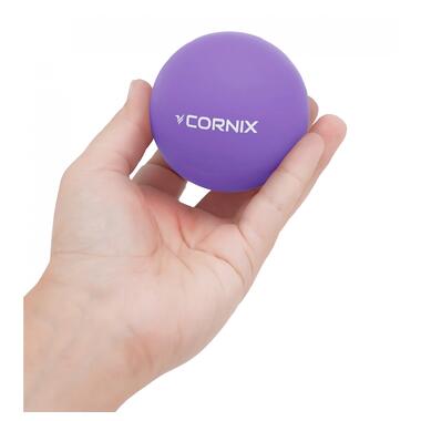 Масажний м'яч Cornix Lacrosse Ball 6.3 см XR-0119 Purple фото №2