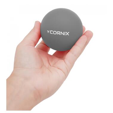 Масажний м'яч Cornix Lacrosse Ball 6.3 см XR-0120 Grey фото №2