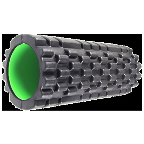 Масажний ролик Power System Fitness Foam Roller PS-4050 Black/Green фото №1