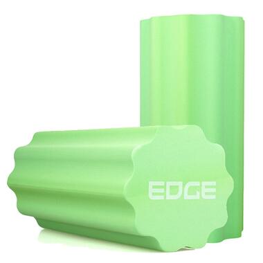 Масажний ролик EDGE профільований YOGA Roller EVA RO3-45 зелений (45*15см.) фото №1