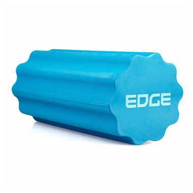 Масажний ролик EDGE профільований YOGA Roller EVA RO3-45 синій (45*15см.) фото №2