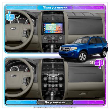 Штатна автомагнітола Ford Escape 2007-2012 Element Prime 2/32 CarPlay 4G фото №3
