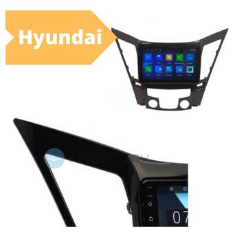 Штатна автомагнітола Hyundai Sonata 2011-2014 (9) Android 10.1 (4/32) сірий (MER-14106_5461) фото №2