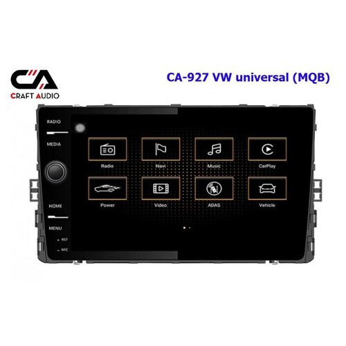 Штатна магнітола CraftAudio CA-927 VW universal (MQB) фото №1