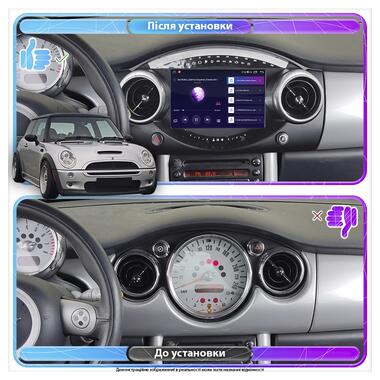 Штатна магнітола Lesko для MINI Hatch I (R50) 2000-2006 екран 9 2/32Gb CarPlay 4G Wi-Fi GPS Prime фото №2