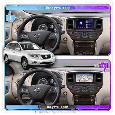 Штатна магнітола Lesko для Nissan Pathfinder IV 2012-2017 екран 9 2/32Gb 4G Wi-Fi GPS Top фото №2