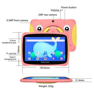 Планшет Blackview Tab 3 Kids 2/32GB Fairytale Pink Wi-Fi  фото №7