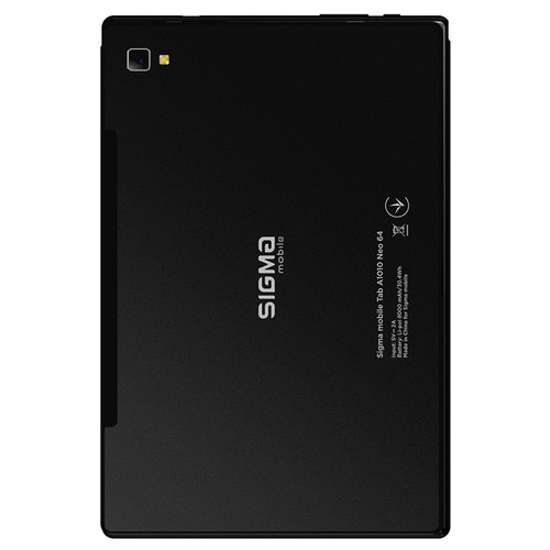 Планшетний ПК Sigma mobile Tab A1010 Neo 4/64GB 4G Dual Sim Black чохол-книжка фото №2
