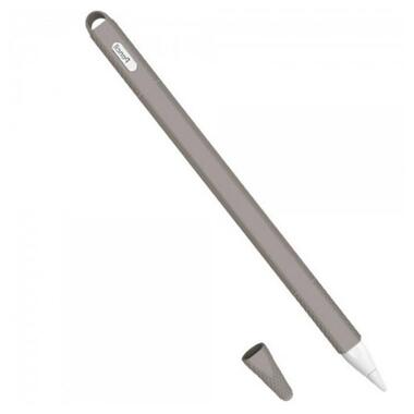 Чохол Goojodoq Hybrid Ear TPU для стілуса Apple Pencil 2 Grey (4001055094286GR) фото №2