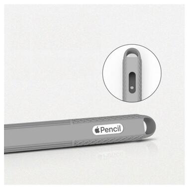 Чохол Goojodoq Hybrid Ear TPU для стілуса Apple Pencil 2 Grey (4001055094286GR) фото №3