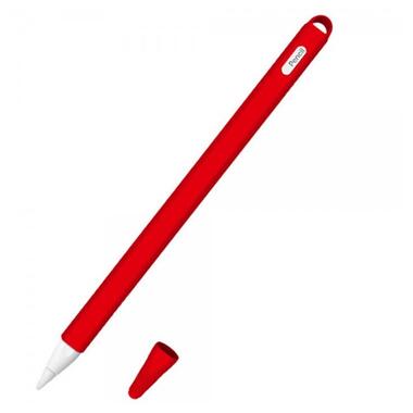 Чохол TPU Goojodoq Hybrid Ear для стілуса Apple Pencil 2 Red тех.пак (4001055094286R) фото №1