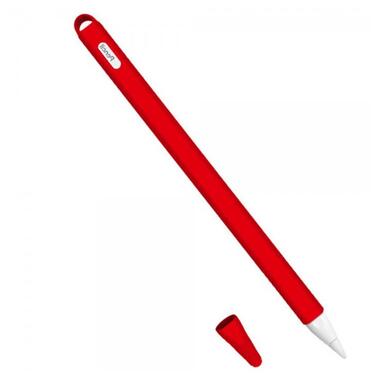 Чохол TPU Goojodoq Hybrid Ear для стілуса Apple Pencil 2 Red тех.пак (4001055094286R) фото №3