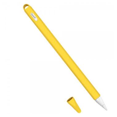 Чохол TPU Goojodoq Hybrid Ear для стілуса Apple Pencil 2 Yellow тех.пак (4001055094286Y) фото №3
