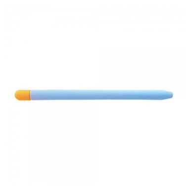 Чохол Goojodoq Matt 2 Golor TPU для стілуса Apple Pencil 2 Blue/Orange (1005002071193896BO) фото №3