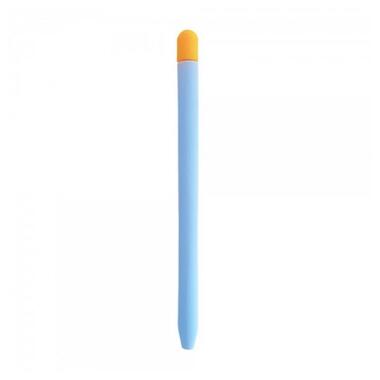 Чохол Goojodoq Matt 2 Golor TPU для стілуса Apple Pencil 2 Blue/Orange (1005002071193896BO) фото №1