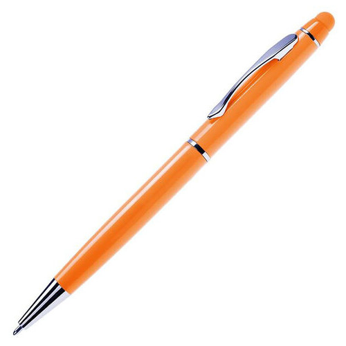 Стілус – ручка для ємнісних екранів, помаранчевий (S0524) фото №1