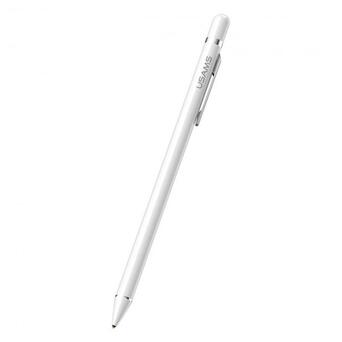 Стилус Usams Touch Screen Stylus Pen (With clip) US-ZB057 White фото №1