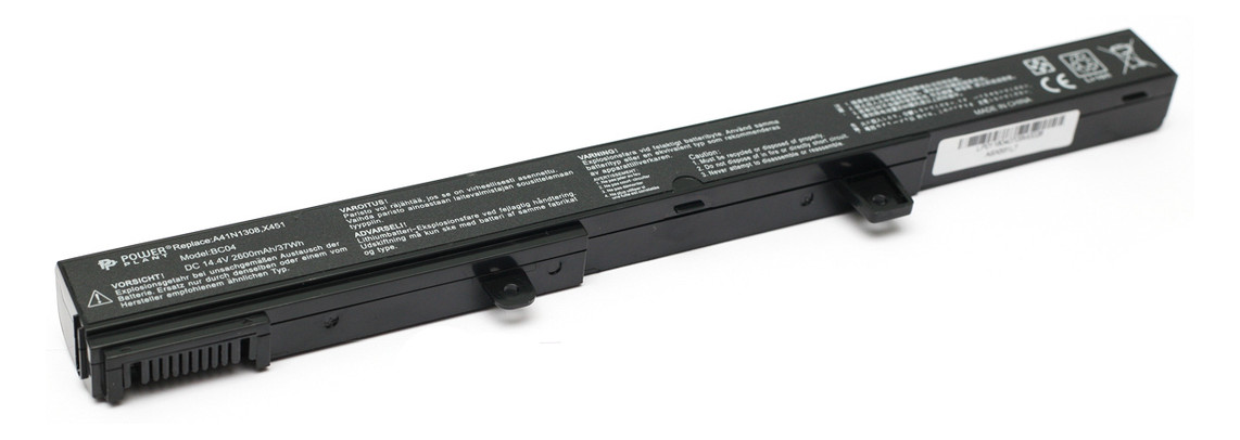 Аккумулятор для ноутбука PowerPlant Asus X451 14.4V 2600mAh (NB00000299) фото №1