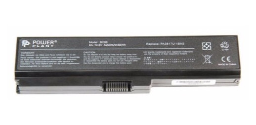 Акумулятори PowerPlant для ноутбуків TOSHIBA Satellite L750 (PA3817U-1BAS) 10.8V 5200mAh фото №1