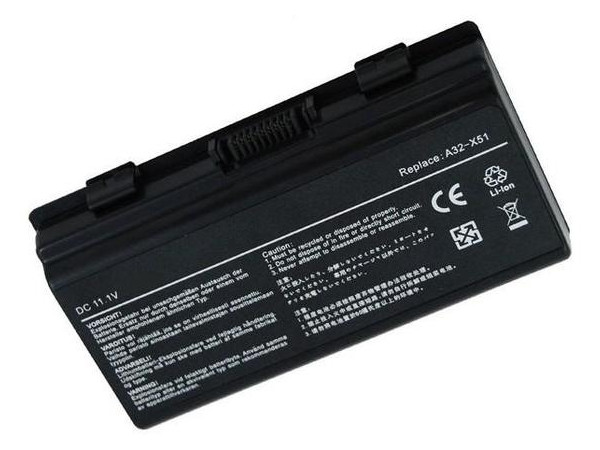 Акумулятор для ноутбуків ASUS X51H 11,1V 5200mAh (NB00000011) фото №1