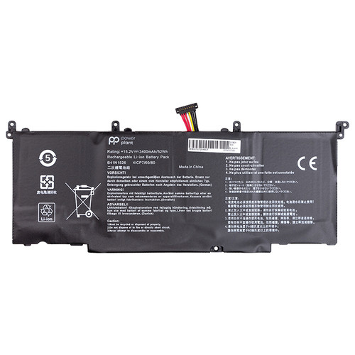Акумулятори PowerPlant для ноутбуків ASUS ROG S5 (B41N1526) 15.2V 3400mAh фото №1