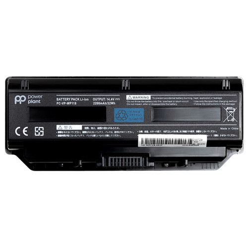 Акумулятор для ноутбуків PowerPlant NEC PC VP WP118 (WP118-4S1P) 14.4V 2200mAh фото №1
