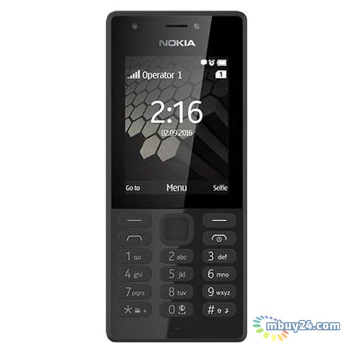 Мобільний телефон Nokia 216 Dual Black (A00027780) фото №1