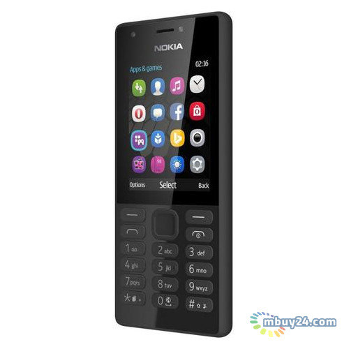 Мобільний телефон Nokia 216 Dual Black (A00027780) фото №3