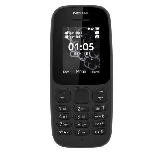 Мобільний телефон Nokia 105 Single Sim New Black (A00028356) фото №1