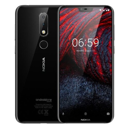 Смартфон Nokia 6.1 Plus 4/64GB Dual Sim Black *EU фото №1