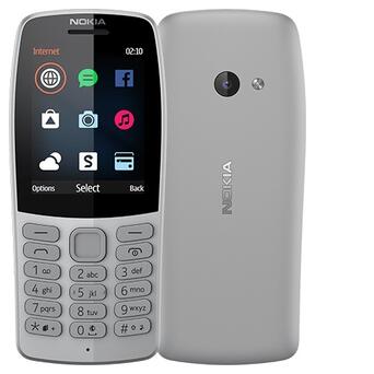 Мобільний телефон Nokia 210 Dual SIM Grey TA-1139 (16OTRD01A03) фото №2