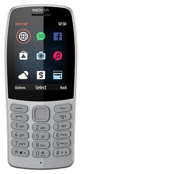 Мобільний телефон Nokia 210 Dual SIM Grey TA-1139 (16OTRD01A03) фото №1