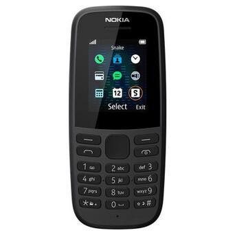 Мобільний телефон Nokia 105 DS 2019 Black (16KIGB01A01) фото №1