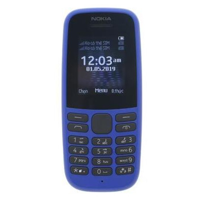 Мобільний телефон Nokia 105 DS 2019 Blue (16KIGL01A01) фото №1