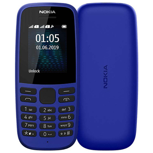 Мобільний телефон Nokia 105 SS 2019 Blue (16KIGL01A13) фото №1