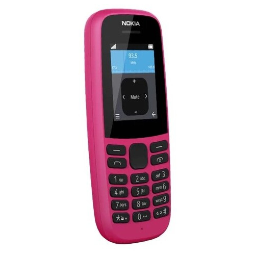 Мобільний телефон Nokia 105 SS 2019 Pink (16KIGP01A13) фото №4