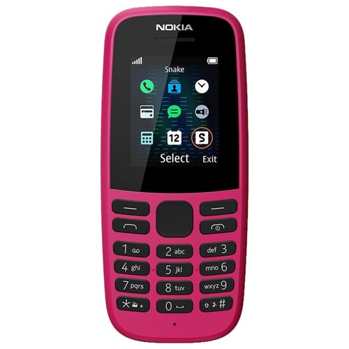 Мобільний телефон Nokia 105 SS 2019 Pink (16KIGP01A13) фото №2